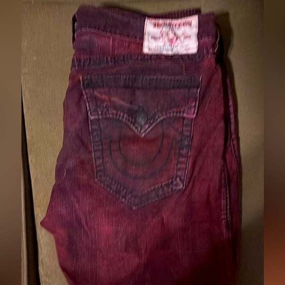Red truey jeans